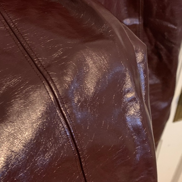 Spanx Ruby Faux Patent Leather Leggings, Womens Size Large - Picture 5 of 12